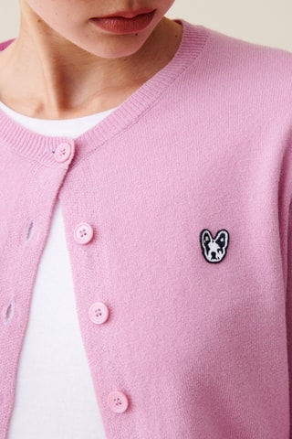 Casaco em lã - Rosa