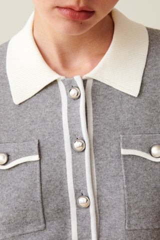 Casaco de malha - Cinzento-escuro