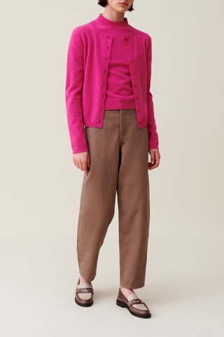 Casaco em lã - Rosa