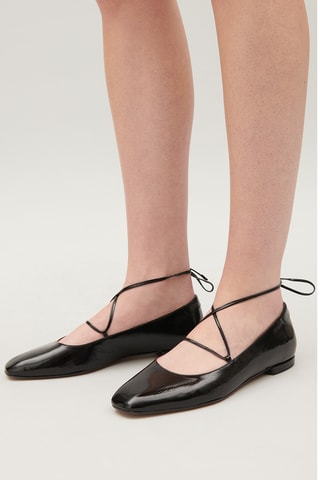 Sabrinas em couro de carneiro - Preto