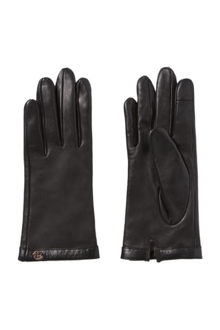 Luvas em couro de carneiro - Preto