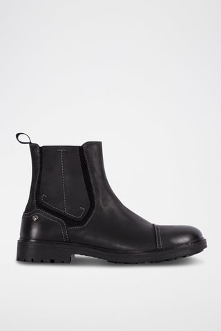 Bottines Chelsea en cuir Forge - Noir