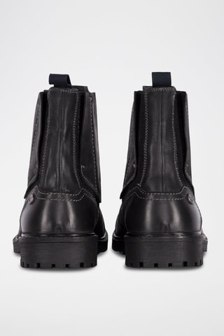 Bottines Chelsea en cuir Forge - Noir