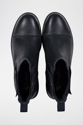 Bottines Chelsea en cuir Forge - Noir
