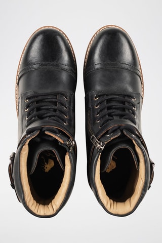 Bottines en cuir Cassia - Noir