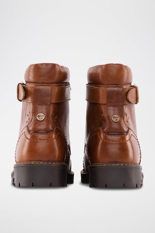 Bottines en cuir Cassia - Camel