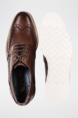 Derbys en cuir Ripley - 
Marron