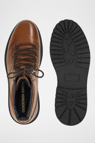 Boots en cuir - Camel