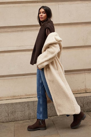 Bottines Chelsea en nubuck - Marron