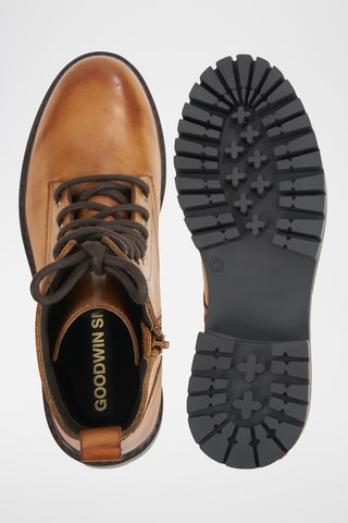 Boots en cuir - Marron