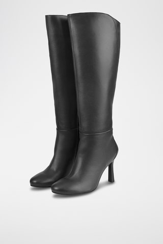 Bottes en cuir - Noir
