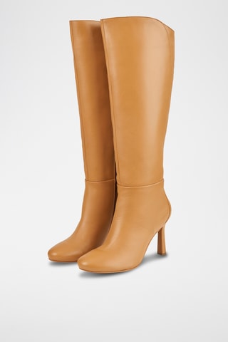 Bottes en cuir - Camel