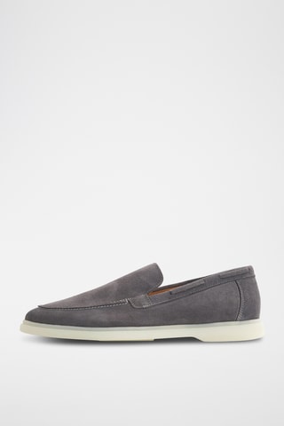 Mocassins en nubuck - Gris