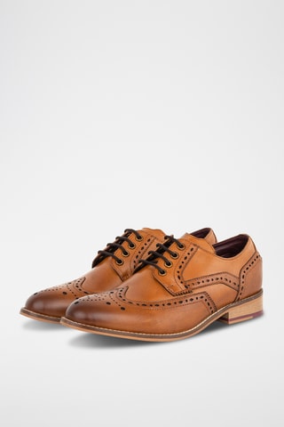 Derbys en cuir - Marron clair