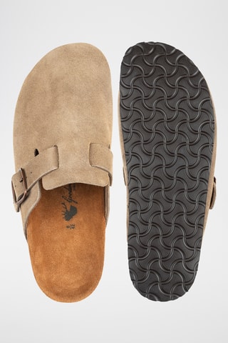 Sabots en nubuck - Beige