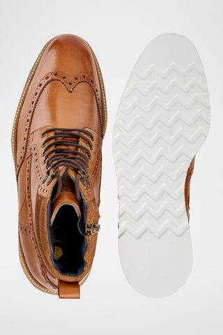 Boots en cuir - Marron