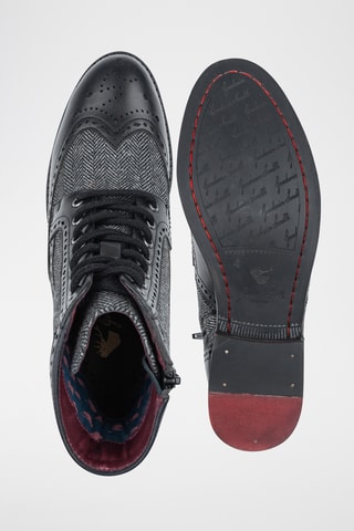 Boots en cuir - Noir