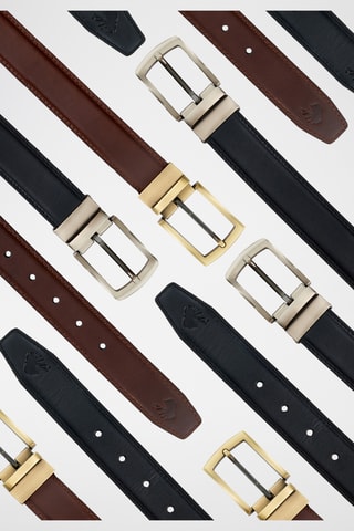 Ceinture en cuir - Noir