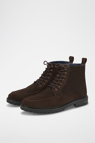 Boots en nubuck - Marron