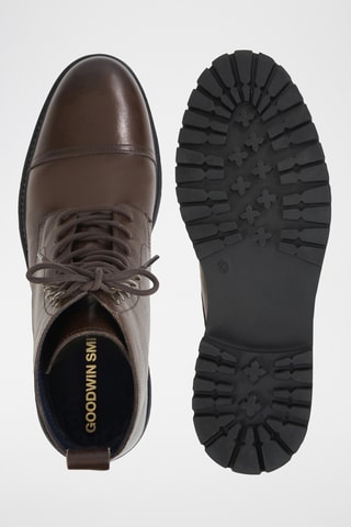 Boots en cuir - Marron