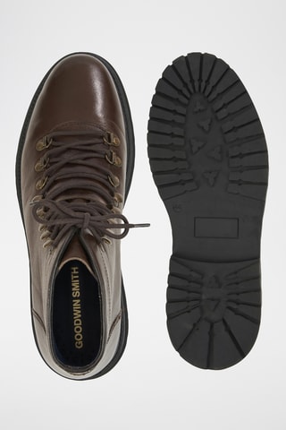 Boots en cuir - Marron