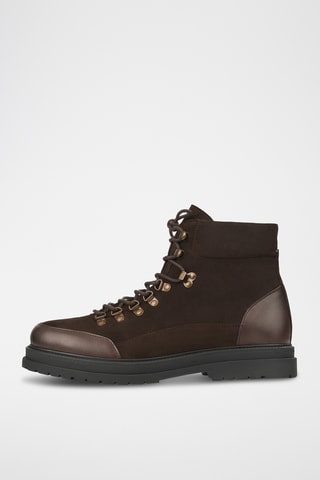 Boots en cuir - Marron