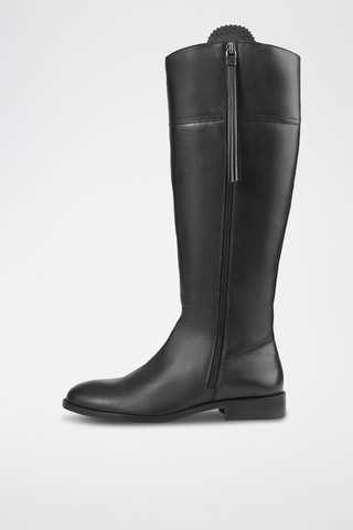 Bottes en cuir - Noir