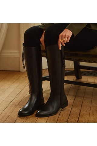 Bottes en cuir - Noir