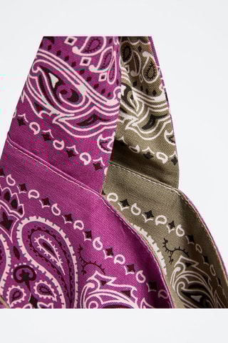 Tote bag reversível - Caqui