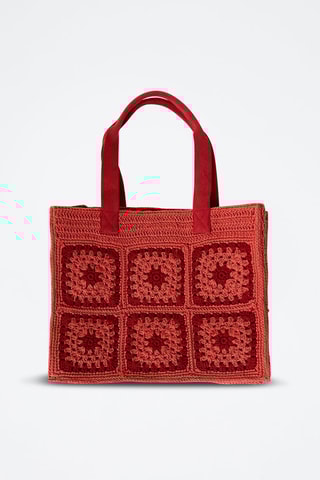 Mala de ombro - Vermelho-tijolo