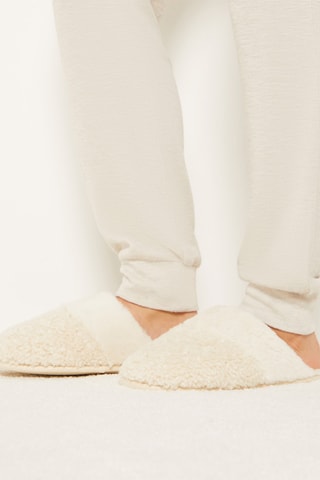 Pantufas forradas Octavie - Cru