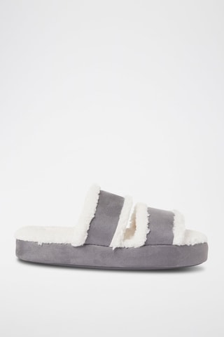 Gevoerde Pantoffels Barnabe Antraciet