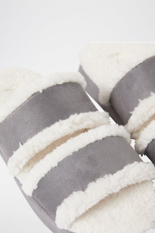 Gevoerde Pantoffels Barnabe Antraciet