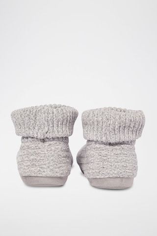 Pantufas Mona - Cinzento-claro mesclado - Etam