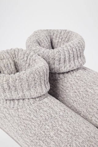 Pantufas Mona - Cinzento-claro mesclado - Etam