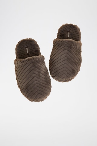 Pantufas forradas Ninie Antracite - Etam