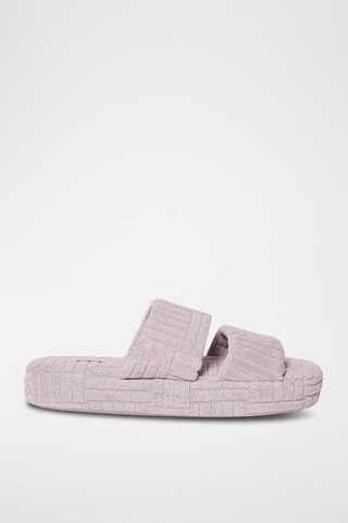 Pantufas plataforma Alto Malva