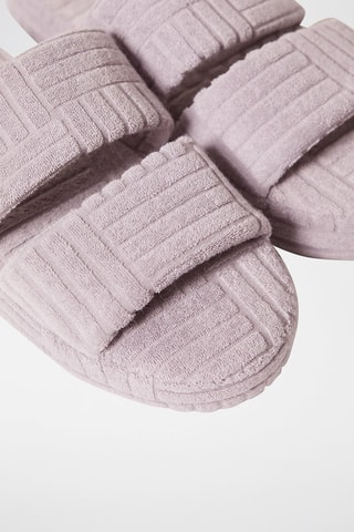 Pantufas plataforma Alto Malva