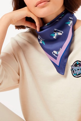 Lenço quadrado Magicool Azul-noite