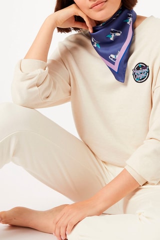 Lenço quadrado Magicool Azul-noite