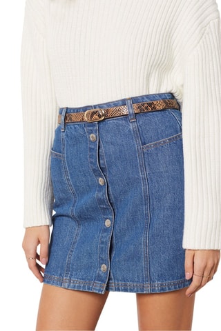 Cinto em couro - Dourado