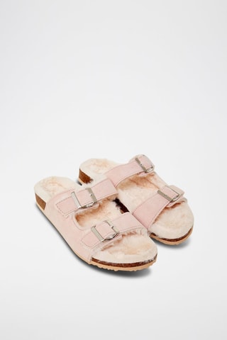 Mules forradas Aurson Rosa-maquilhagem