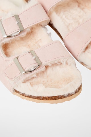 Mules forradas Aurson Rosa-maquilhagem