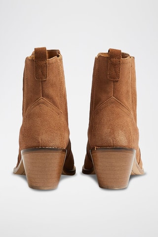Botins em nobuck Grace - Camel