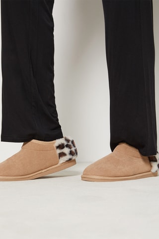 Slip-on forrados Nili - Bege