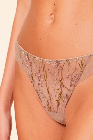 Tanga Louange Mesh Toupeira - Etam