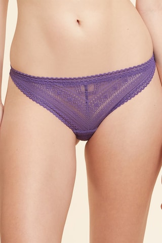 Tanga Sexy Naturel Violeta - Etam
