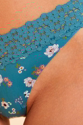 Tanga Wish Print W21 Azul-lagoa
