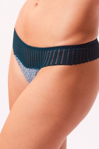 Tanga Sesame Azul-esverdeado