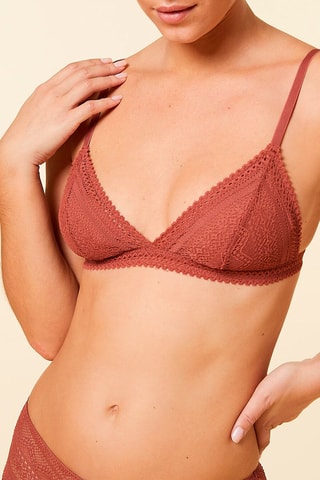 Soutien push up Sublime We Care - Tijolo - Etam